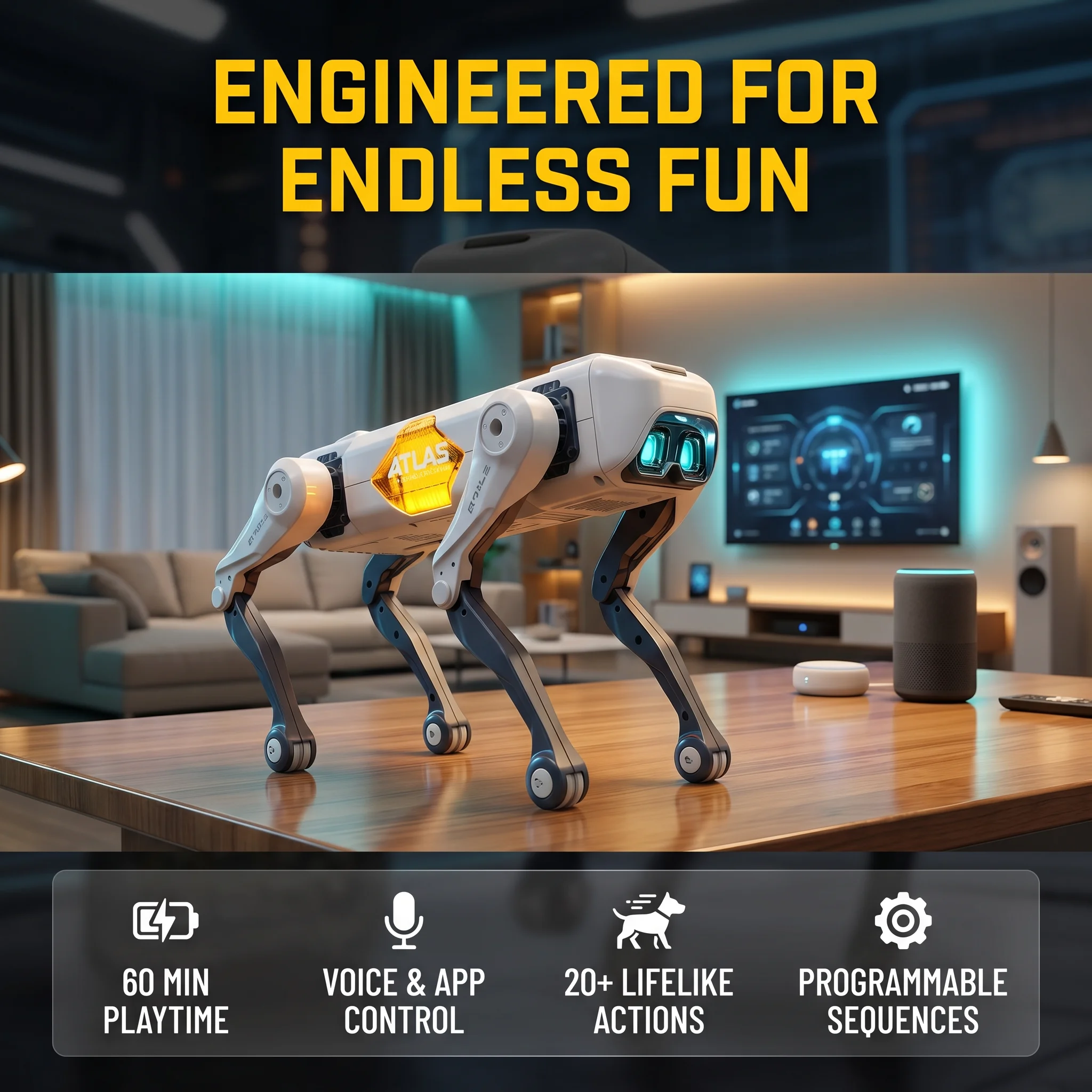 Kid Educational - Inteligentny robot-świniec AI, sterowanie głosem i