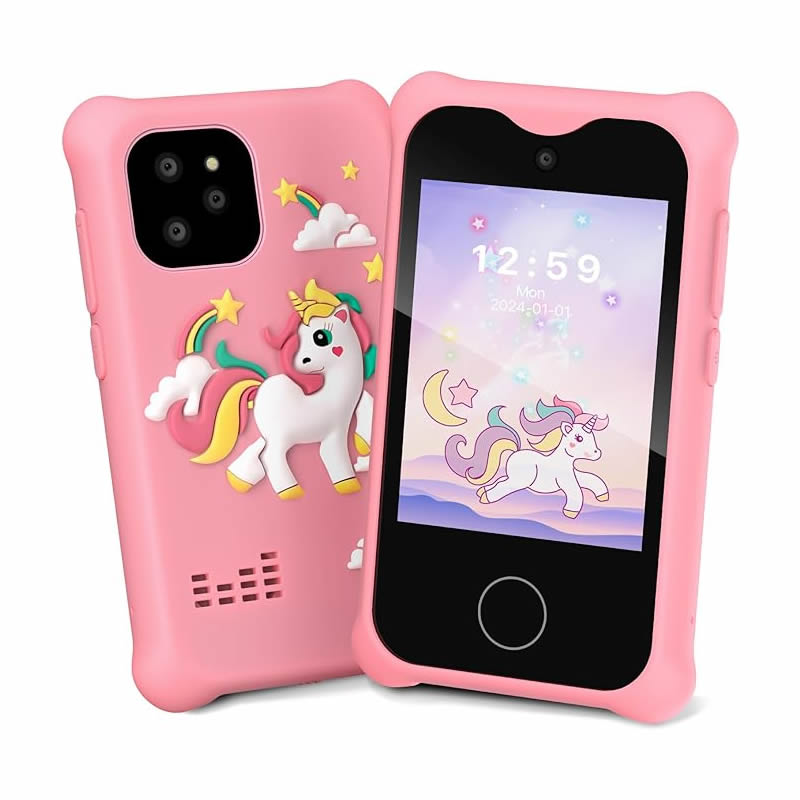 Kids Education Mobile - Aparat Cyfrowy Dziecięcy Smartfon Odtwarzacz MP3