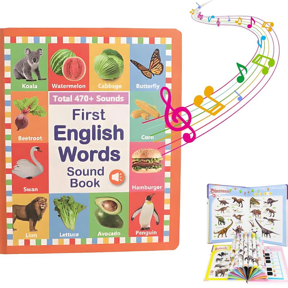 Kid Educational - Angielska książka do czytania z dźwiękiem