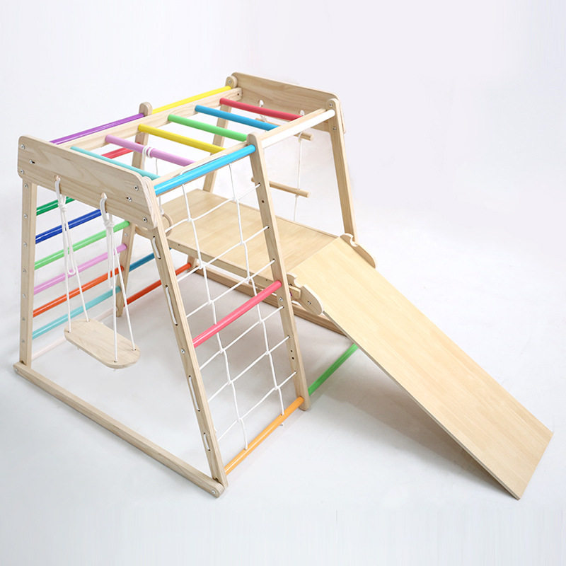 Drewniany zestaw do wspinaczki – Kids Education Park recenzja i cena
