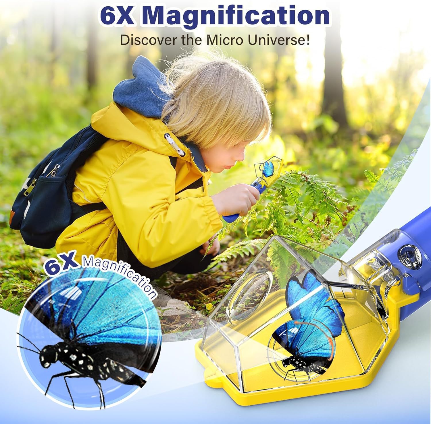 Lupa powiększająca 6X dla dzie – Kids Outdoor Education recenzja i cena